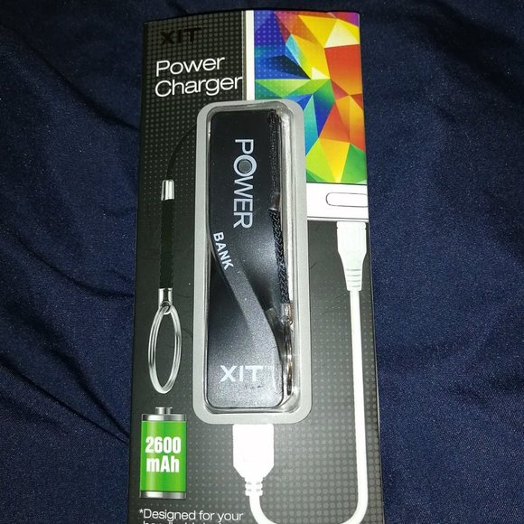 XIT 2600mAh Compact Portable Power Bank - Black - Picture 1 of 3